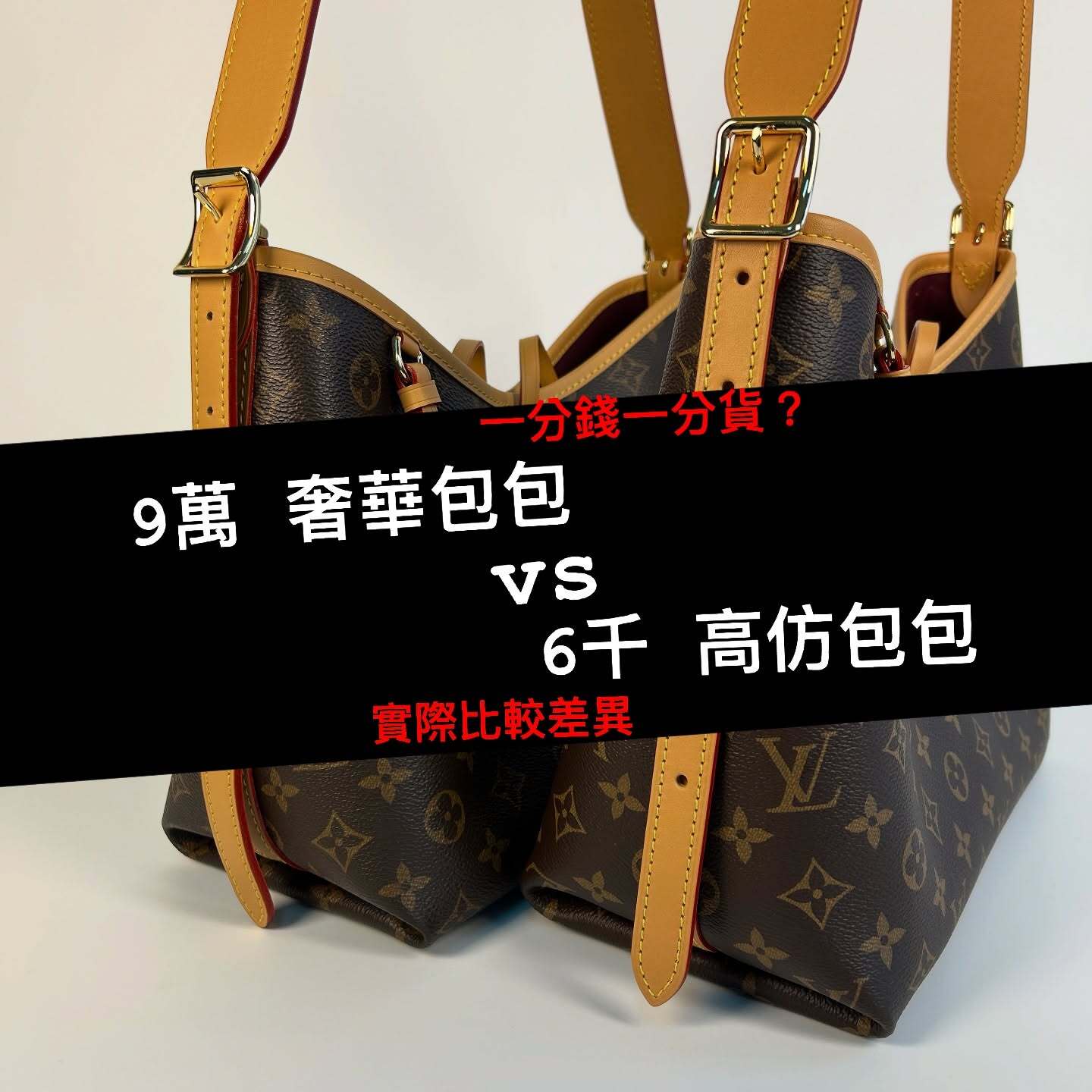 9萬奢華包 vs 6千高仿