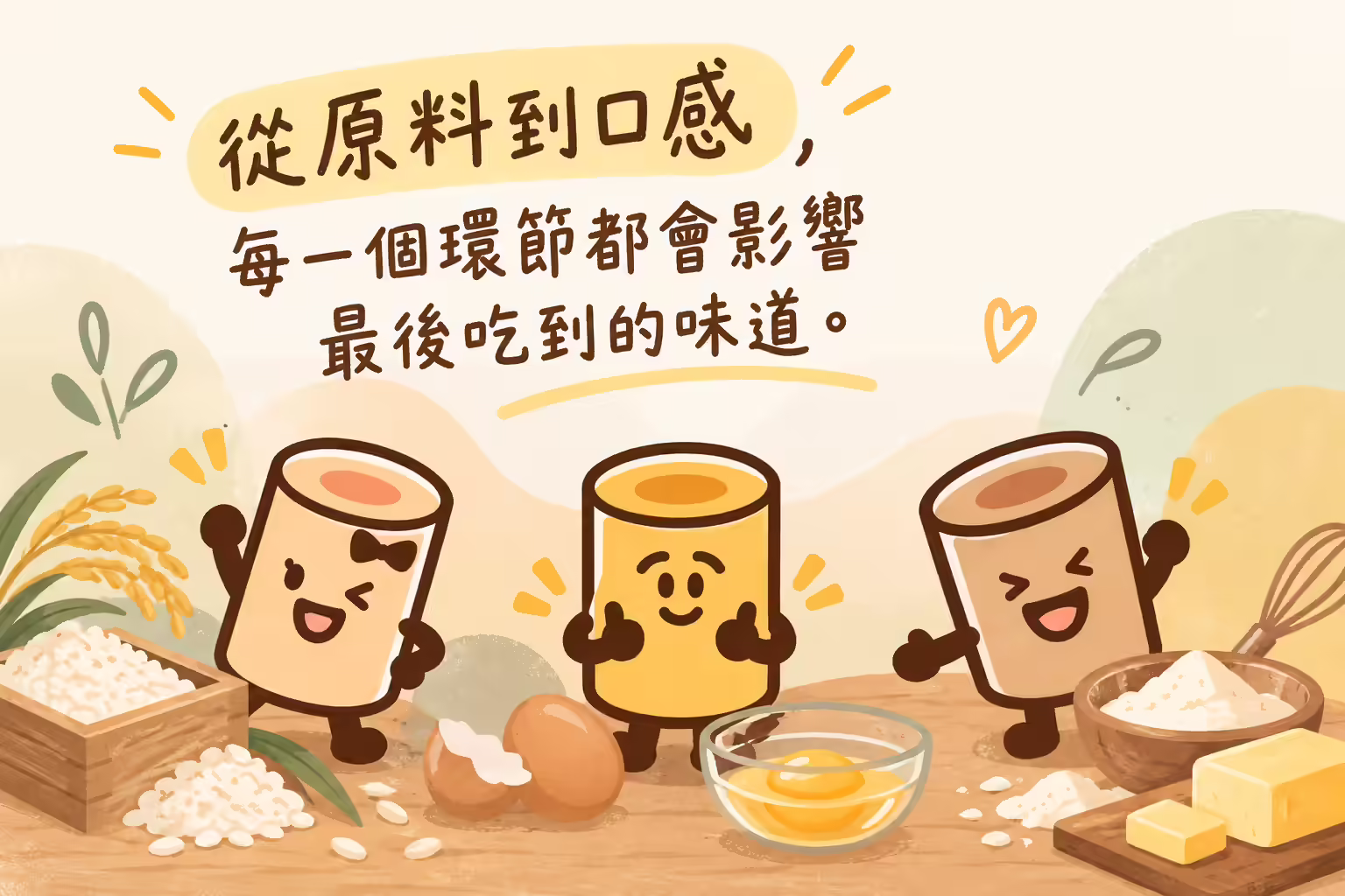 丹莉無麩質米蛋捲與米製點心