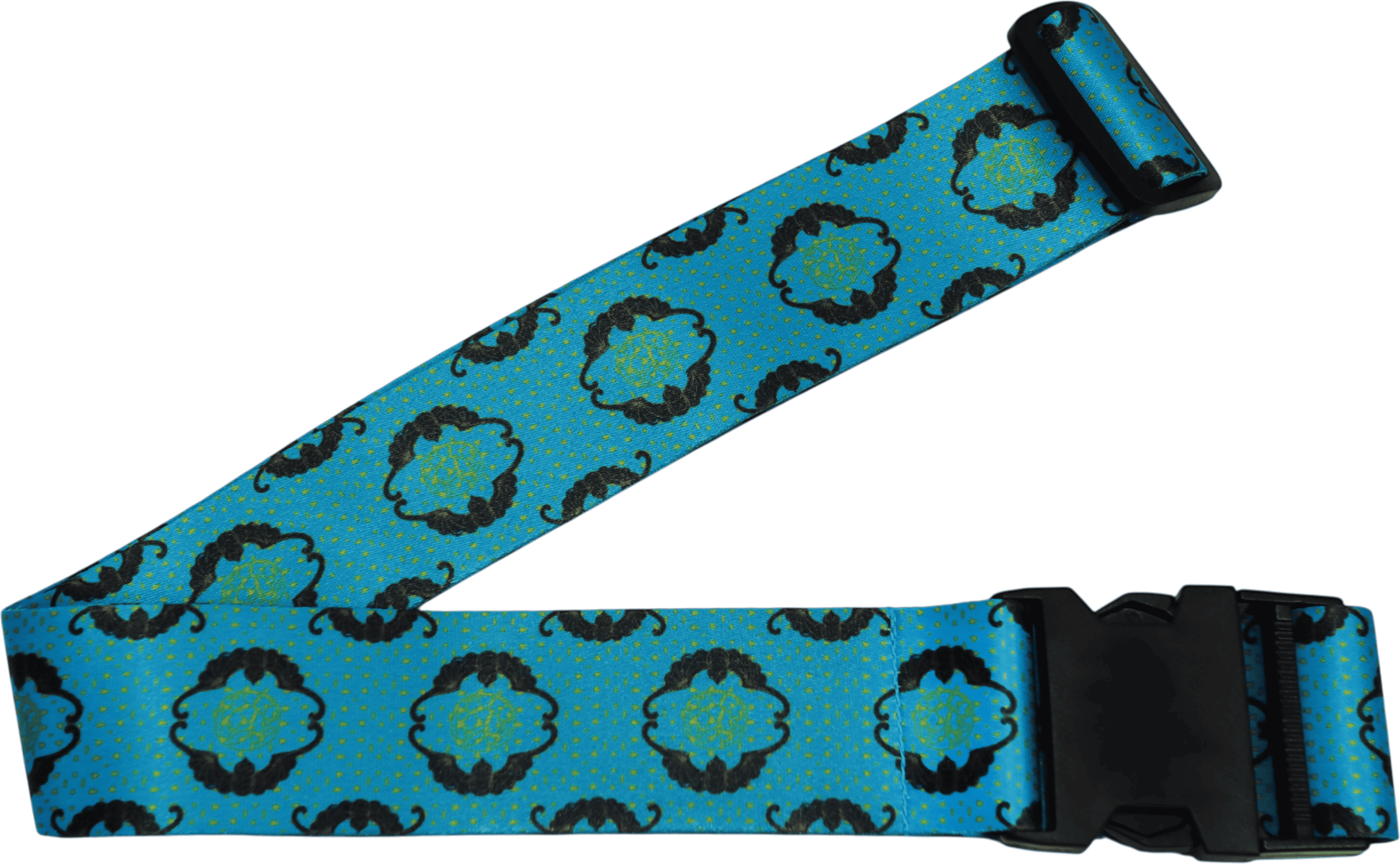 雙蝠捧花 行李束帶 主圖