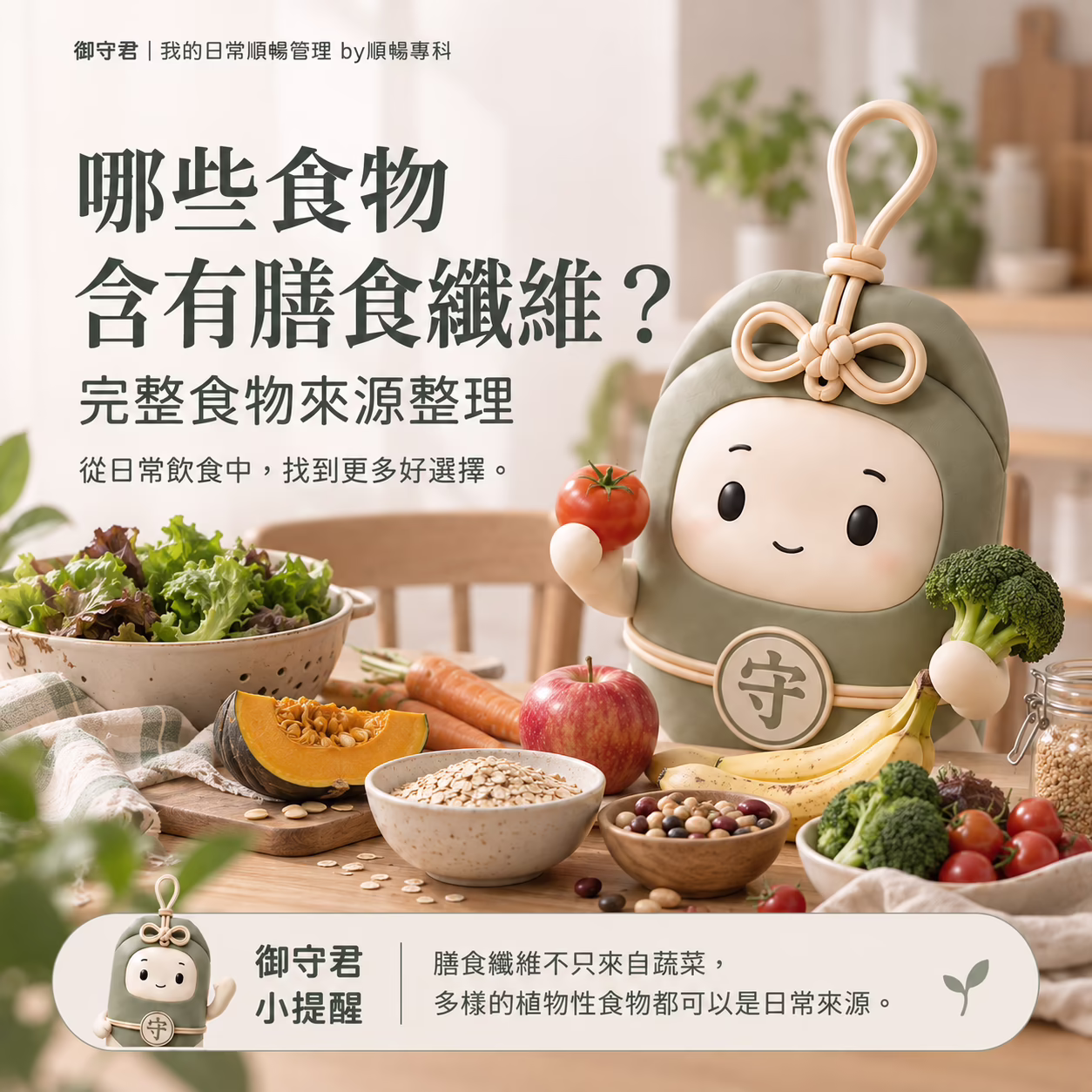 哪些食物含有膳食纖維？完整食物來源整理