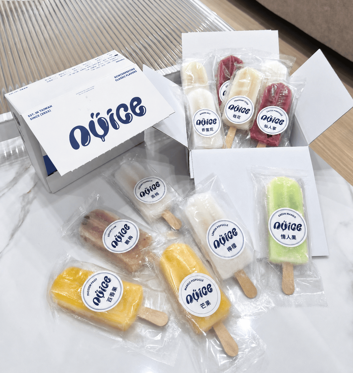 紐冰 NU ICE 五公分圓形冷凍珠光貼紙成品展示